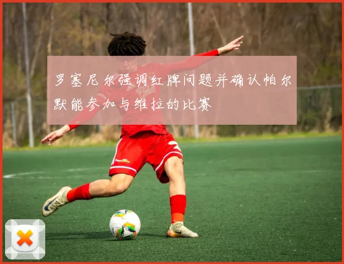 罗塞尼尔强调红牌问题并确认帕尔默能参加与维拉的比赛