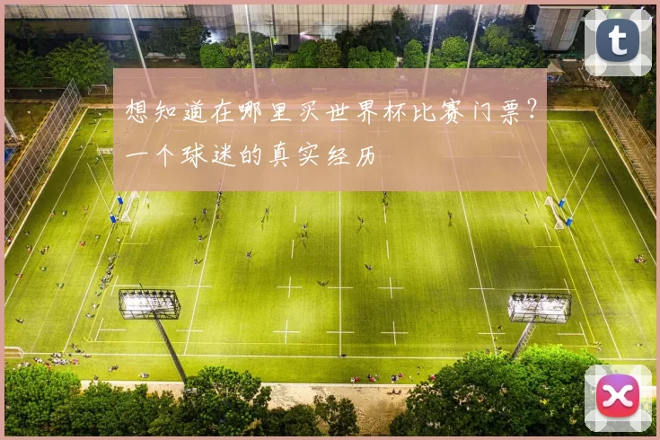 想知道在哪里买世界杯比赛门票？一个球迷的真实经历